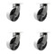 Service Caster 8'' Extra Heavy Duty Semi Steel Cast Iron Wheel Swivel Caster , 4PK CRAN-SCC-KP92S830-SSR-4 - alternate 1